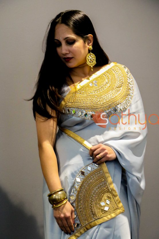designer saree - Image 2